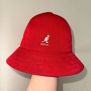 Kangol Vibrant Red Bucket Hat
